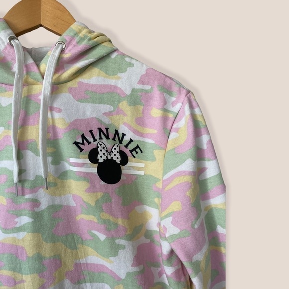 DISNEY Minnie Mouse Camo Pullover Hoodie - Picture 4 of 9